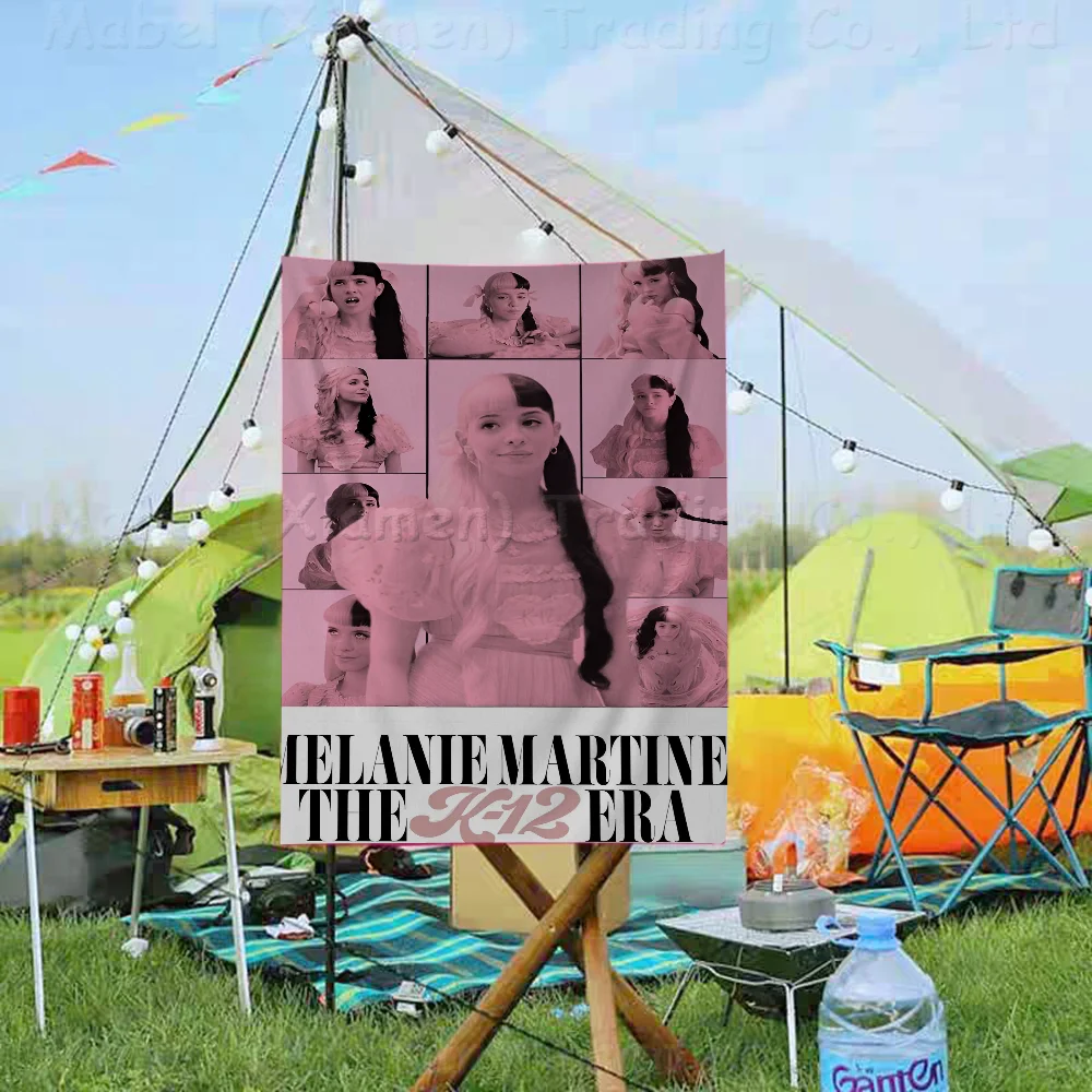 Singer M-Melanie Martinez Cartoon Flag Art Science Fiction Room Home Decor Wall Hanging Home Decor Banner #5