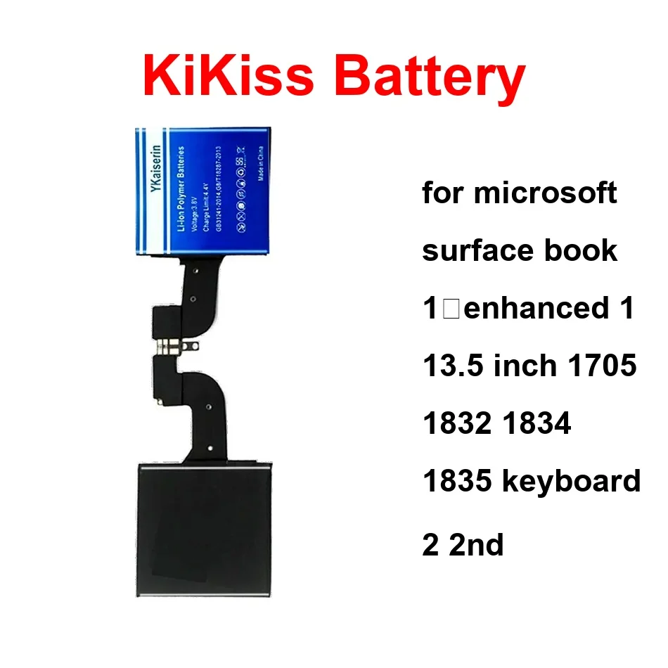 

G3HTA001H1785 Keyboard For Microsoft Surface Book 1Enhanced 1 13.5 Inch 1705 1832 1834 1835 2 2ND Battery