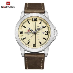 NAVIFORCE Mens Watches Men Fashion Casual Quartz Wrist watch Military Waterproof Day and Date Display Clock Relogio Masculino