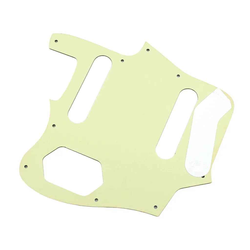 Golpeador de 10 orificios para Fender Jaguar, placa rascadora preperforada, golpeador de guitarra de repuesto y accesorios, color verde menta, 1 ud.