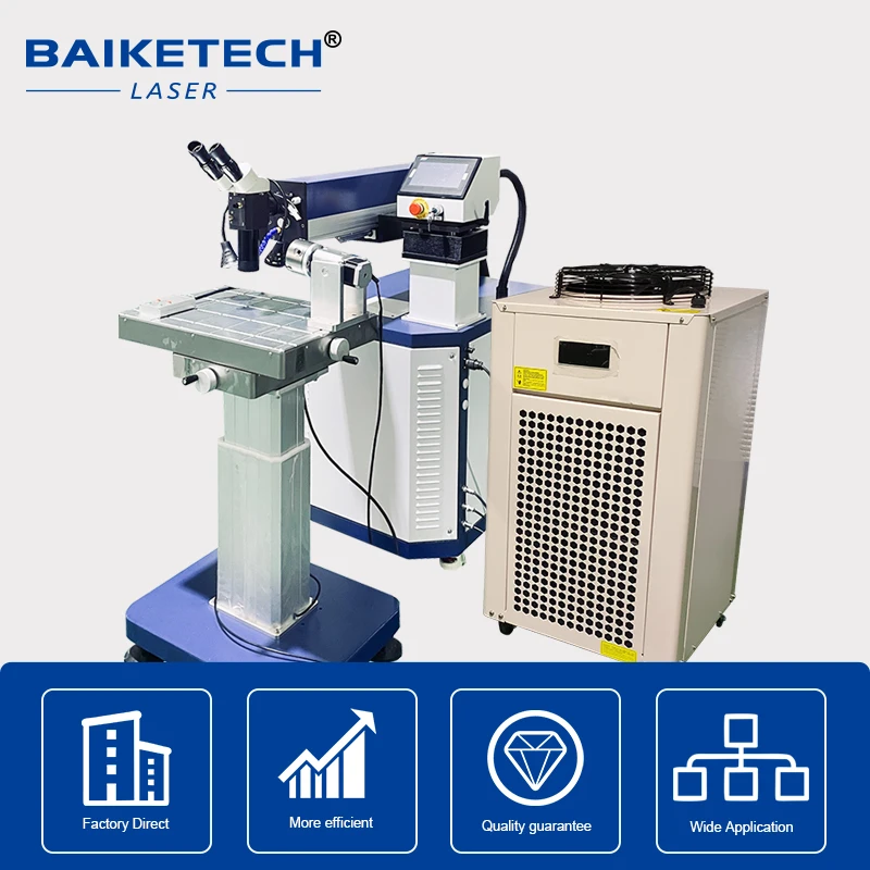 Factory Direct YAG Jewelry Laser Spot Welder With Microscope Gold Silver Platinum Ring Necklace Precision Repair Welding Machine
