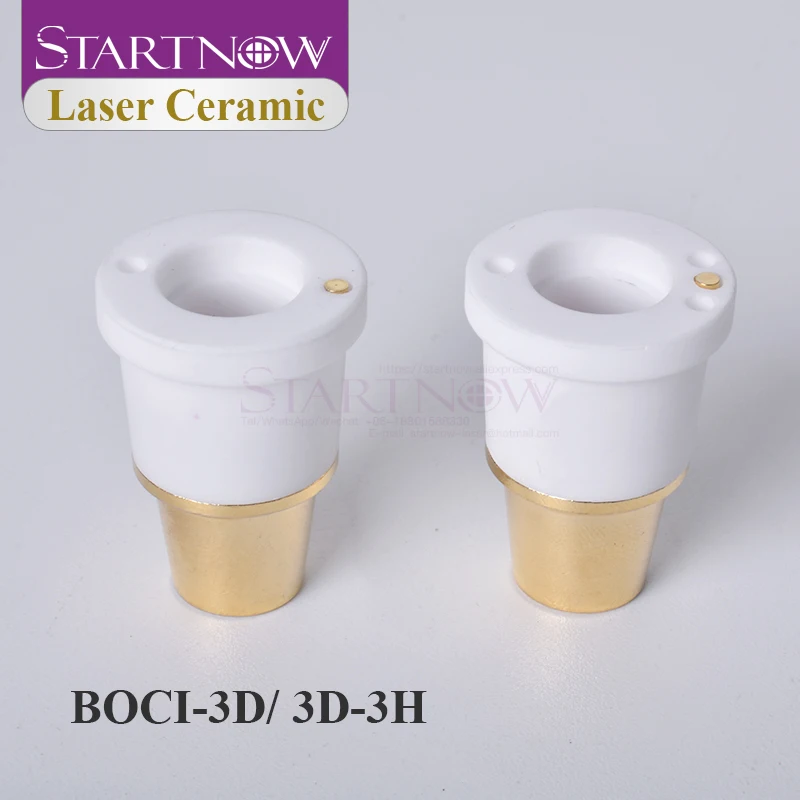 Startnow Laser Ceramic Ring of Laser Nozzle Holder High Power for BOCI Fiber Laser Cutting Machine Head  Welding Nozzles Parts