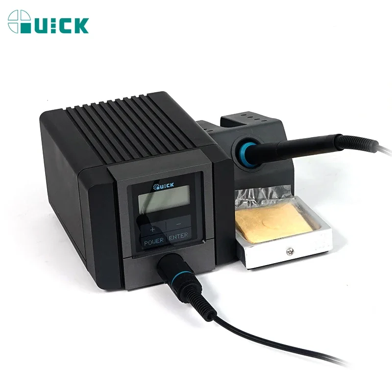 QUICK TS1200A Intelligent Hot Air Rework Station Soldering Iron Station 120W high-power  For Phone PCB Soldering Repair Tools