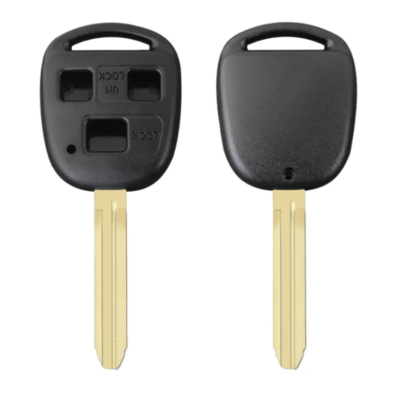 XIEAILI OEM 10Pcs 2/3Taste Ersatz Schlüssel Fall Remote Key Shell Für Toyota Camry Corolla RAV4 Für Lexus ES300 LX470 SC300