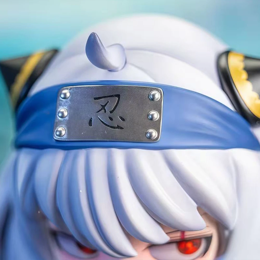 Spy x Family Anya Forger Cosplay Kakashi Hatake Figure, Chibi Style with Chidori Effect, Cute Collectible Statue for Fans Gift ﻿ view 4