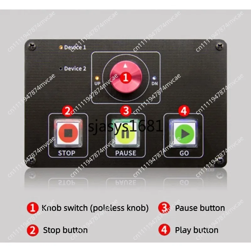 Suitable for audio and video controllers, live performance audio assistant