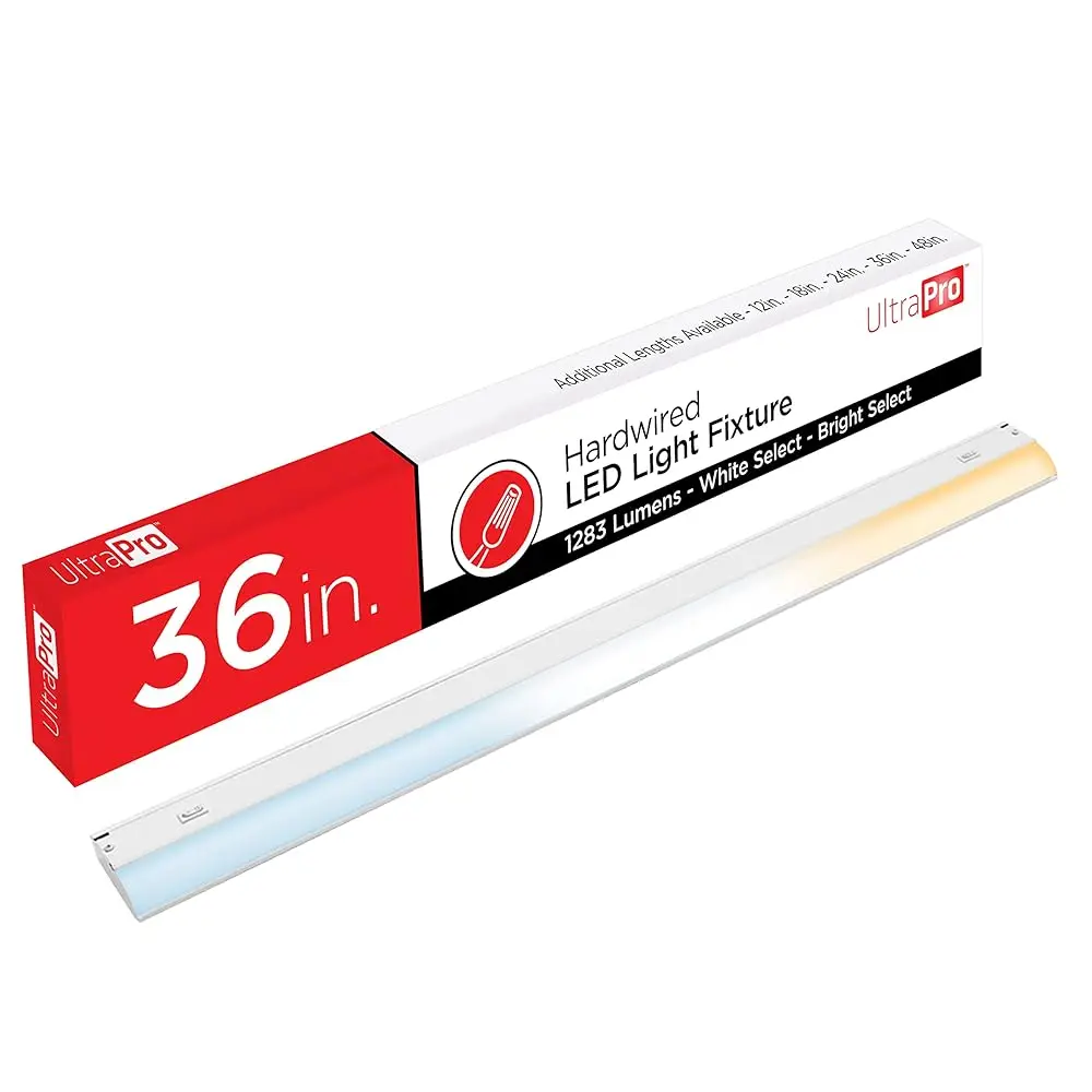 

36 H Hardwired Under Cabinet Lights, 3 Color Settings - 2700K/4000K/5000K - Warm White, Cool White, And Daylight, Under Cabinet