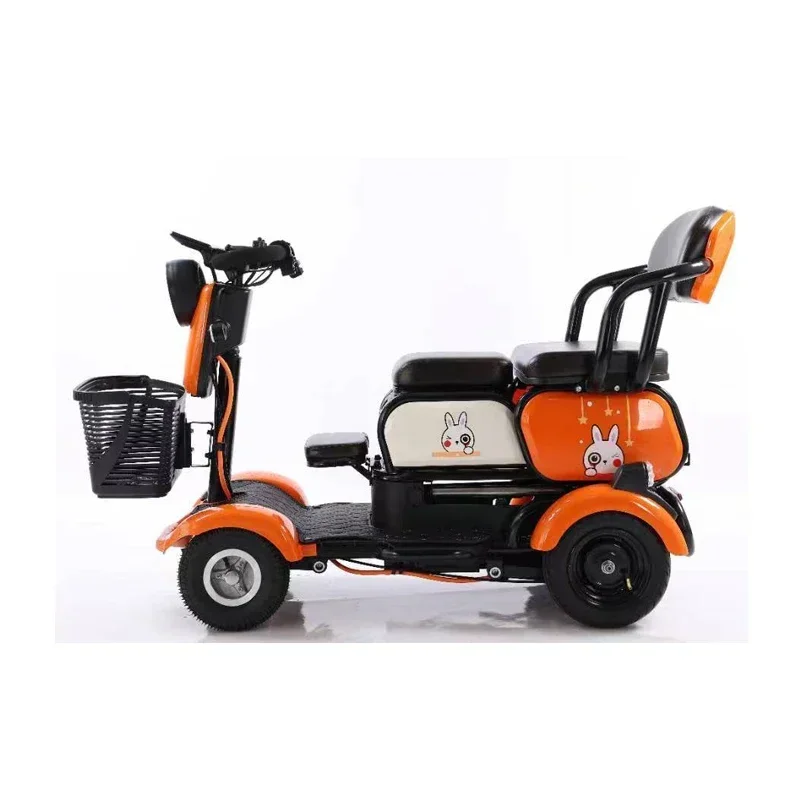 48V 20AH Folding Elderly Mobility Scooter 4 Wheels Electric Scooter For Old Man