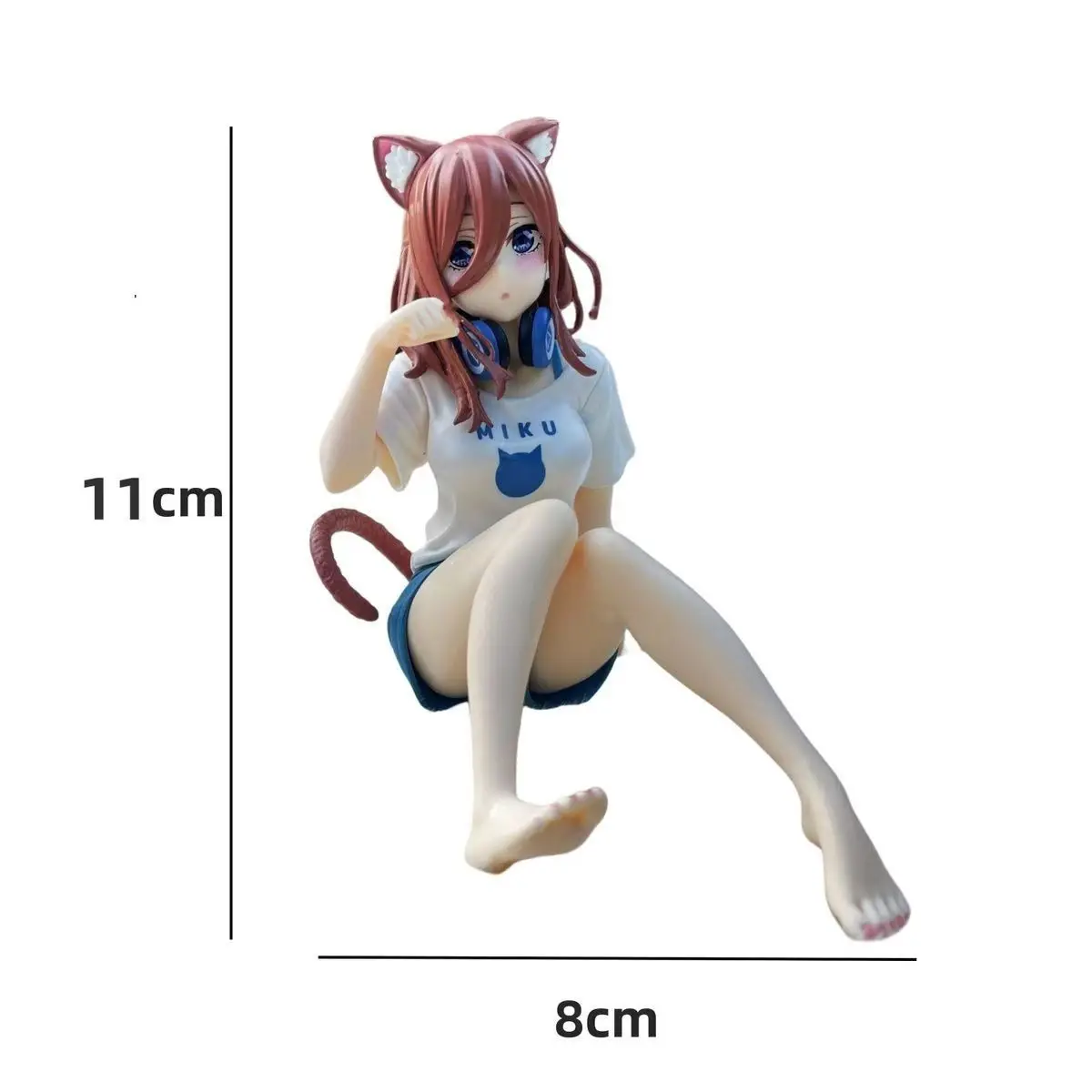 ฟิกเกอร์อนิเมะ The Quintessential Quintuplets ตัวละครนากาโนะ นิโนะ และ นากาโนะ มิคุ ของสะสมตั้งโชว์ ตกแต่งโต๊ะทำงาน ของเล่น ของขวัญวันเกิด