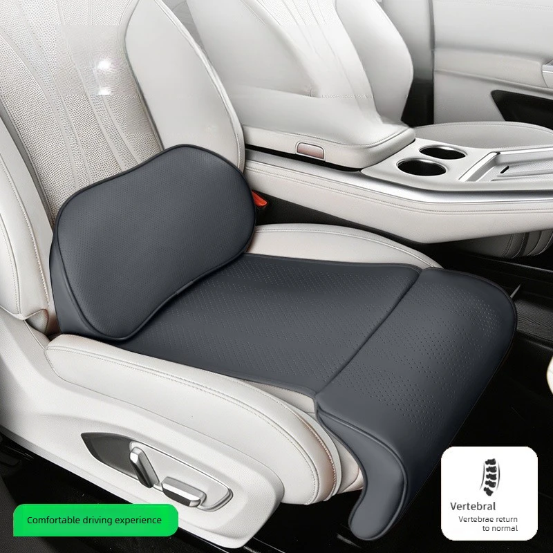 Car Seat Cushion with Leg Extended Pad Universal Lumbar Support Car Seat Pillow For BMW X1 X3 G08 F25 X5 E53 E70 F15 5 Series