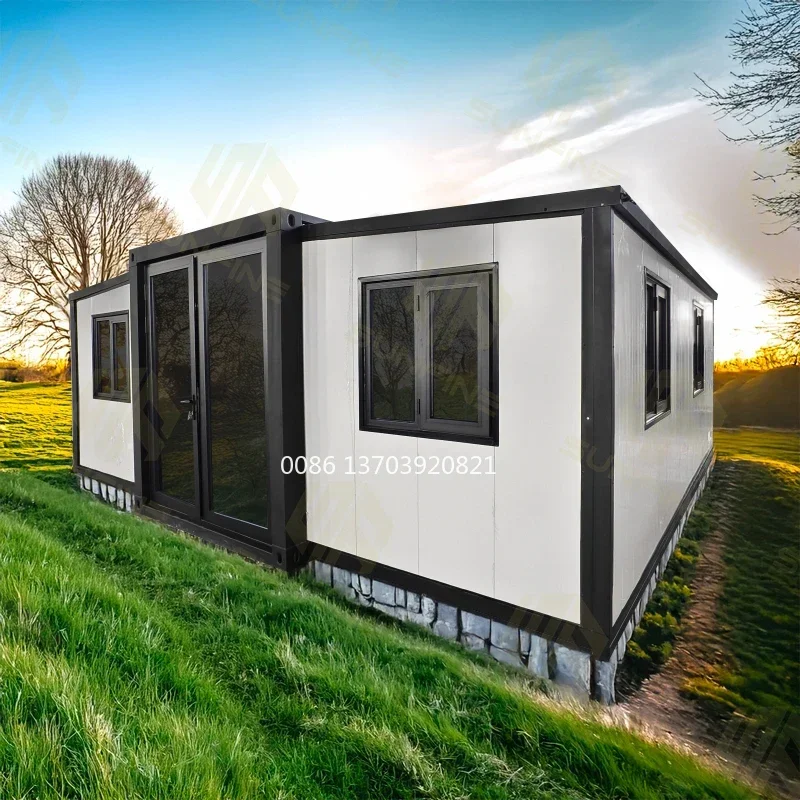 Shipping Containers 40 Feet High Cube House Villa Prefabricated House Foldable Home Cabin Home Workshop