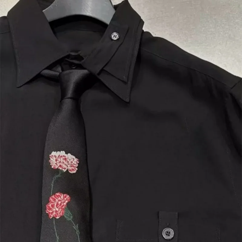 yamamoto-style-tie-2026-highquality-clothing-accessory-unisex-dark-style-fashionable-embroidered-floral-pattern-tie