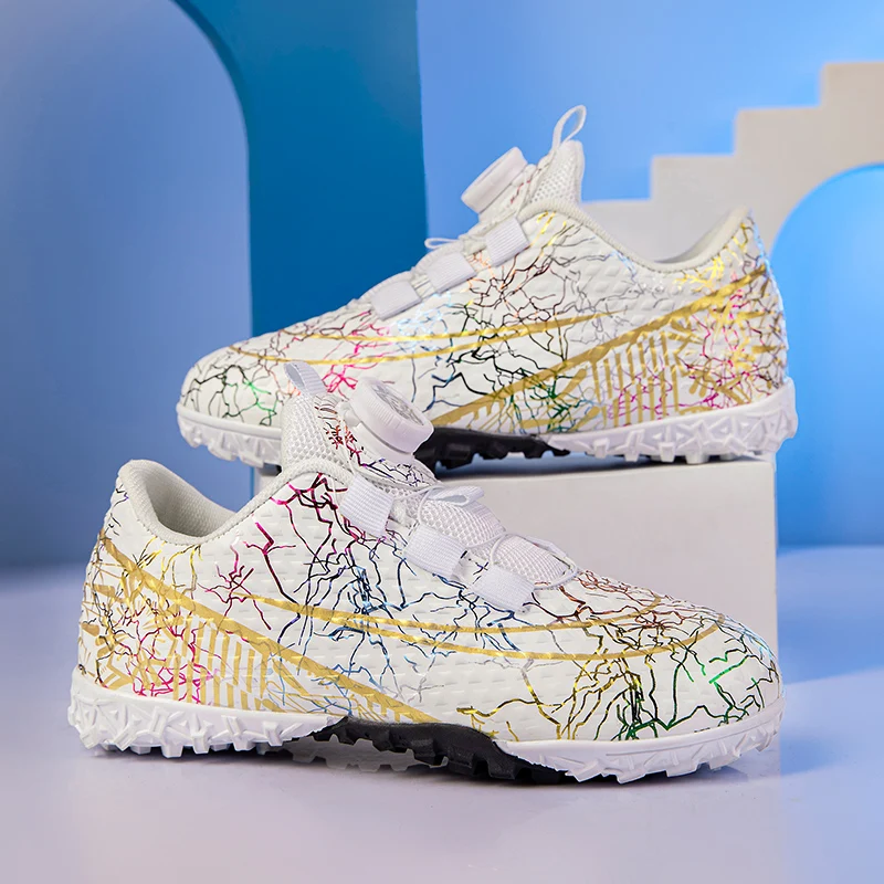 

Новые профессиональные детские футбольные бутсы с отскоком и амортизирующая дышащая спортивная обувь, гибкая защита ног, обувь для ногтей