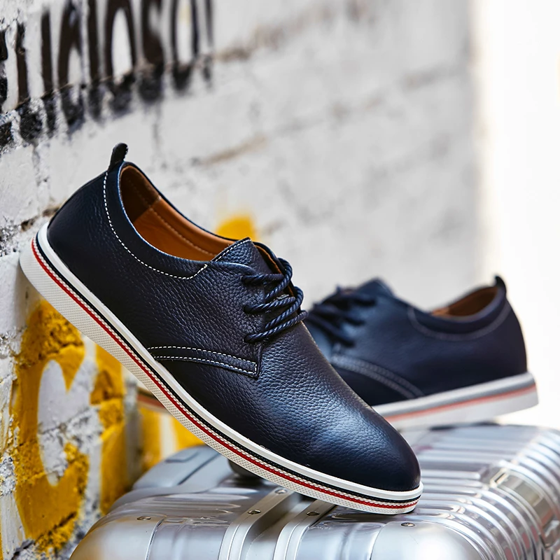 

Мужские кожаные туфли на шнуровке, повседневные, с легкой мягкой подошвой, маленькие белые туфли, мужские деловые туфли, мужская обувь