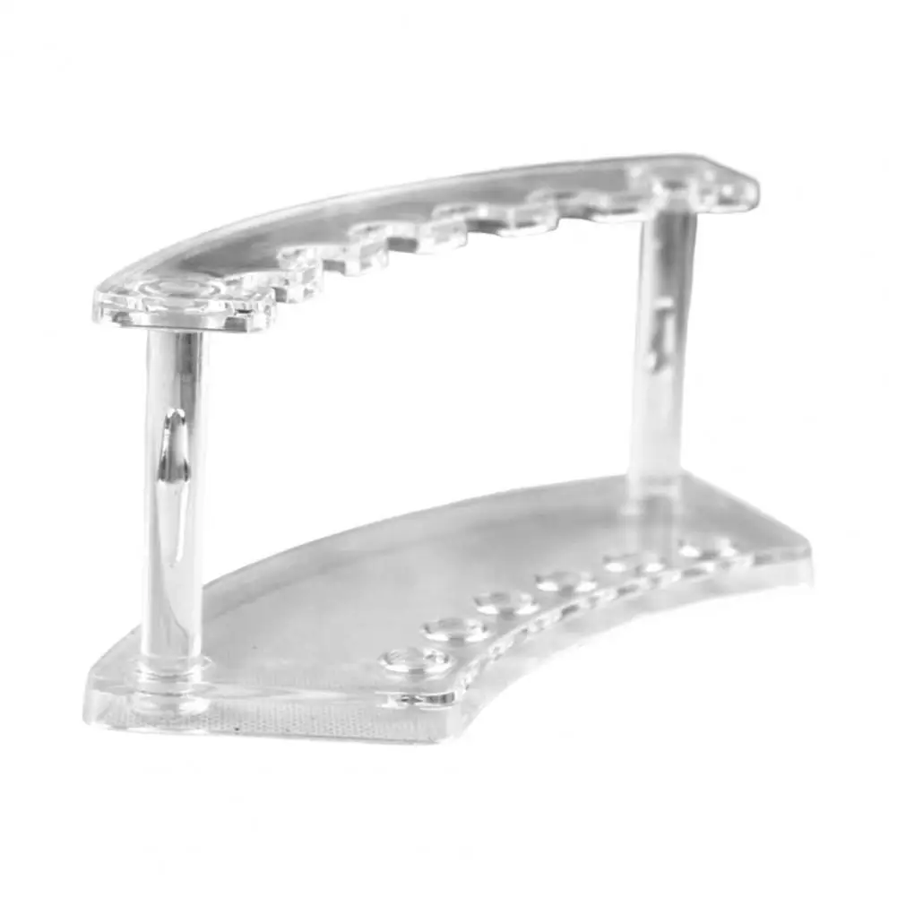 Soporte de exhibición transparente para bolígrafos, organizador de 6 posiciones para pinceles de maquillaje, almacenamiento