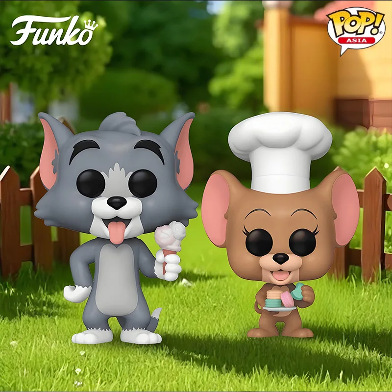 

Genuine Edition FUNKO POP 《Tom and Jerry》 anime Action Desktop in-vehicle Decoration Collectible Model