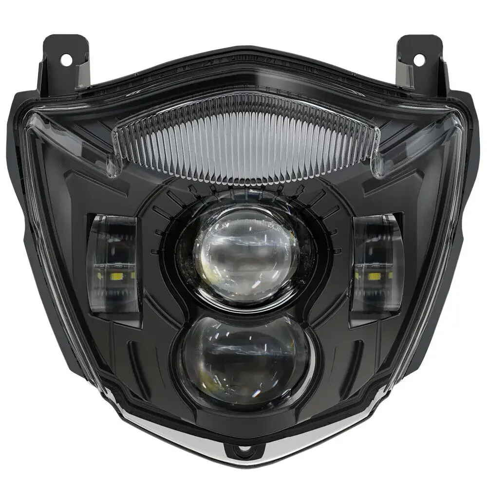 E-MARK E24 Motorcycle LED Headlight Assembly For Yamaha XT660X XT660R 2004-2016 Hi/Low Beam XT660 X/R Head Lamp Plug and Play