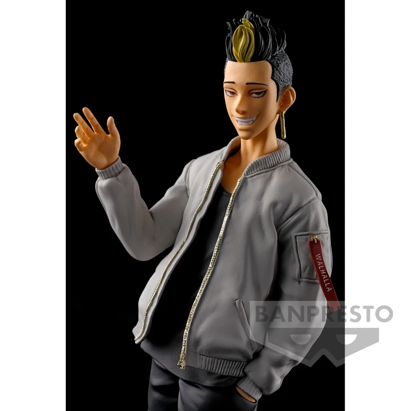 

Bandai Original Tokyo Revengers Anime Figure 19Cm Hanma Shūji Action Figure Toys For Kids Gift Collectible Model Ornaments