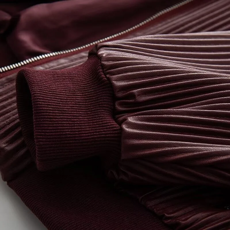 Chaqueta corta con cremallera de invierno para mujer, abrigo corto de piel, chaqueta a rayas con cuello vuelto, prendas de vestir exteriores para mujer, prendas de vestir cálidas para mujer, Tops cálidos