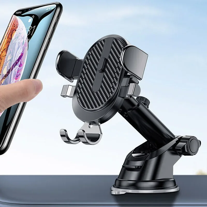 Universal Gravity Sucker Car Phone Holder 360 Windshield Car Dashboard Mobile Cell Support Bracket for iPhone Samsung Xiaomi