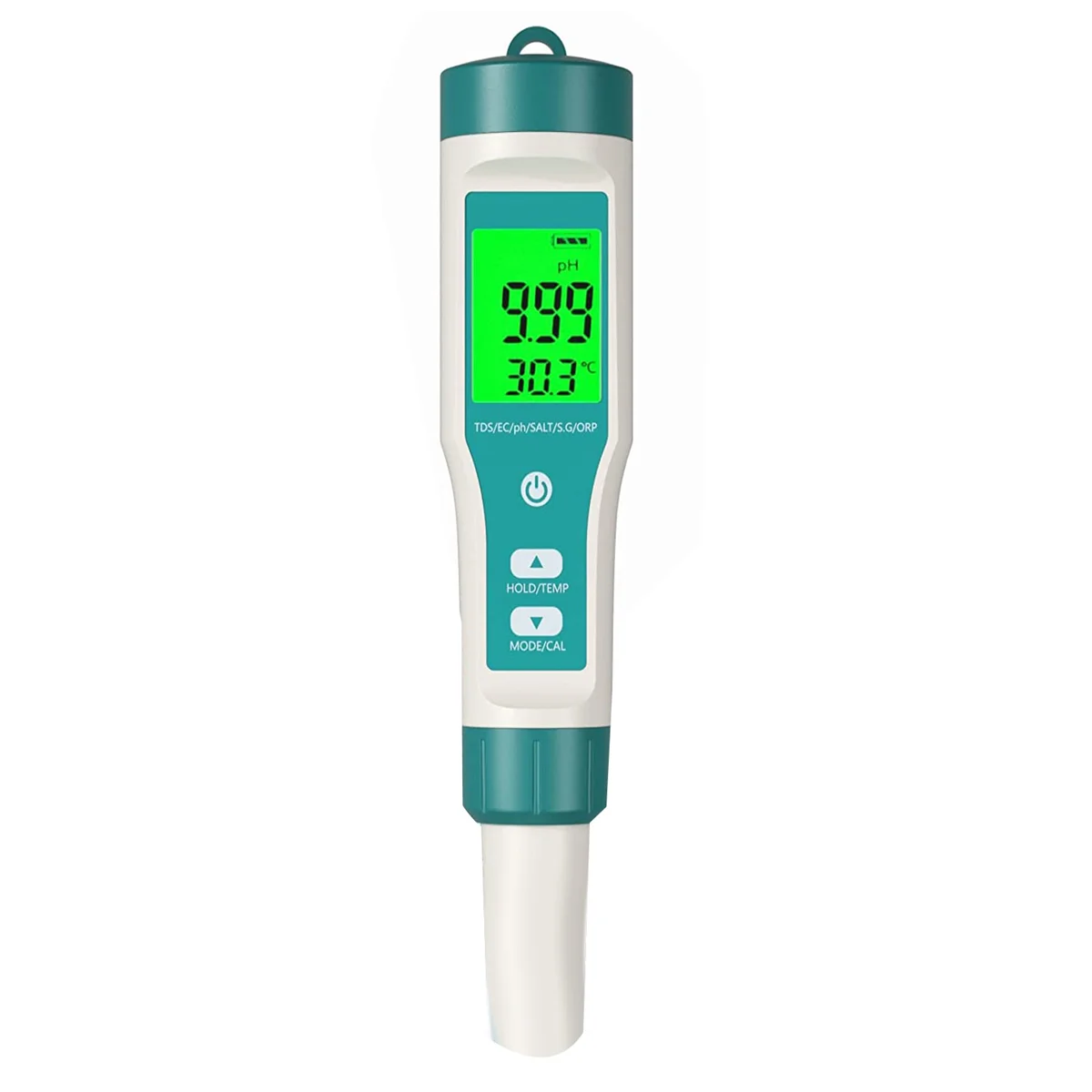 

PH Meter, TDS Meter 8-In-1 PH Tester Meter EC Meter Salt Tester High Accuracy, Perfect for Water/Pool(8-In-1 PH Meter)