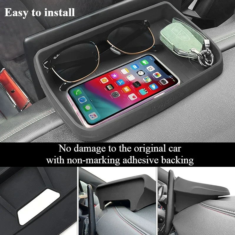 Picture 7: Car Navigation Screen Storage Box Fit For Volkswagen VW ID.3 ID.4 ID.4X ID.6 CROZZ Dashboard Organizer Interior Accessories