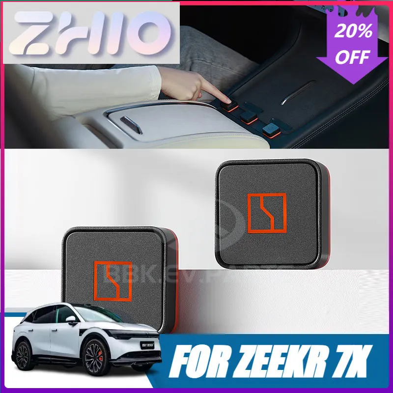 Fit For Zeekr 001 007 009 X 7X 2023 2024 2025 Car Lingdong Tie Bluetooth Connection Device Stickers Decorate Accessories