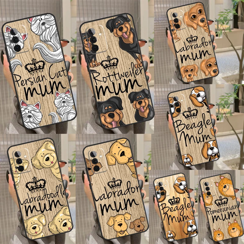 Rottweiler Labrador Beagle Mum Case For Samsung Galaxy A13 A23 A33 A53 A12 A22 A32 A42 A52 A51 A71 A14 A24 A34 A54 Coque