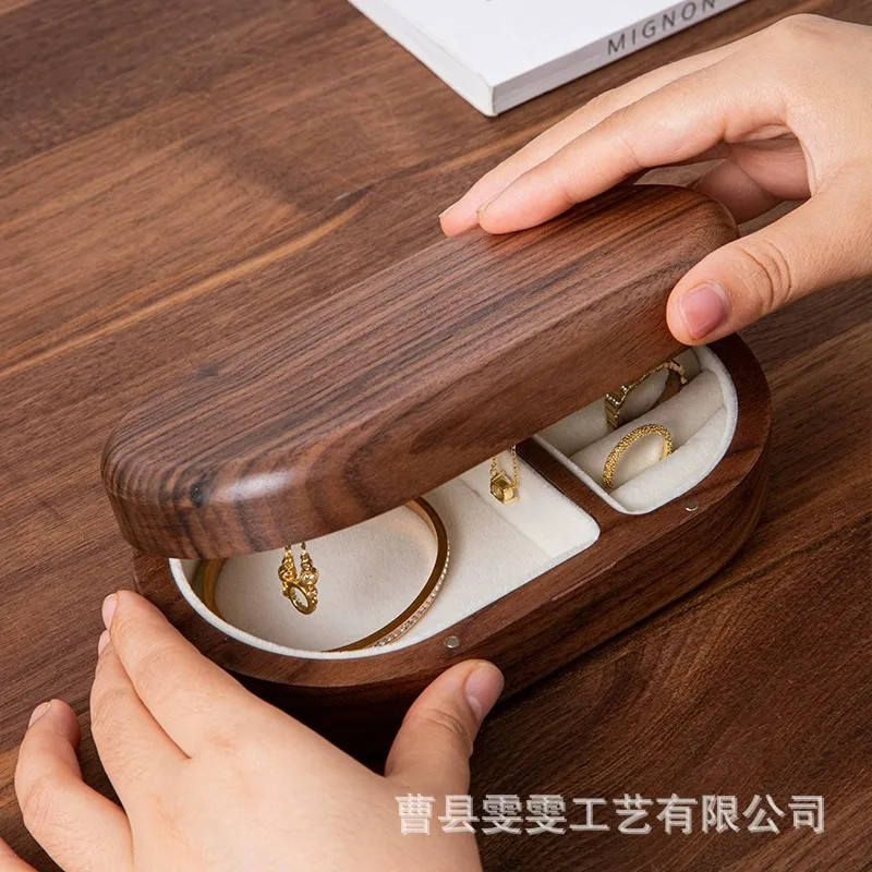 

Small Jewelry Display Box Jewelry Jewelry Storage Case Elegant Solution Suitable for Rings and Necklaces 2025