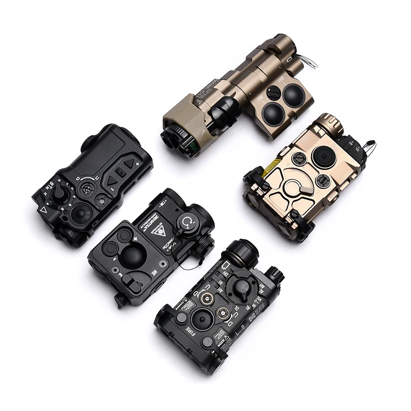 Mira láser IR táctica CNC para airsoft con riel Picatinny 20 mm - imagen 2