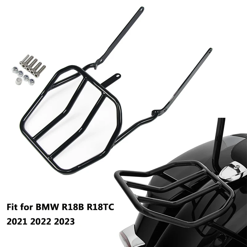 Fit for BMW R18B R18TC R18 B 2021 2022 2023 Motorcycle Accessories Rear Seat Luggage Carrier Rack Support Frame Rear Luggage Bag