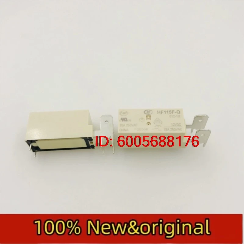 10PCS Hongfa Relay HF115F-Q-012-1H 12VDC One set Normally Open 20A250VAC Vertical Structure Original & Brand New