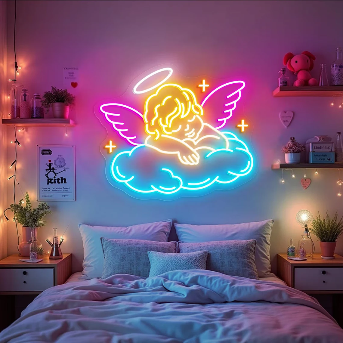 Cherub Neon Sign,Ba… - image