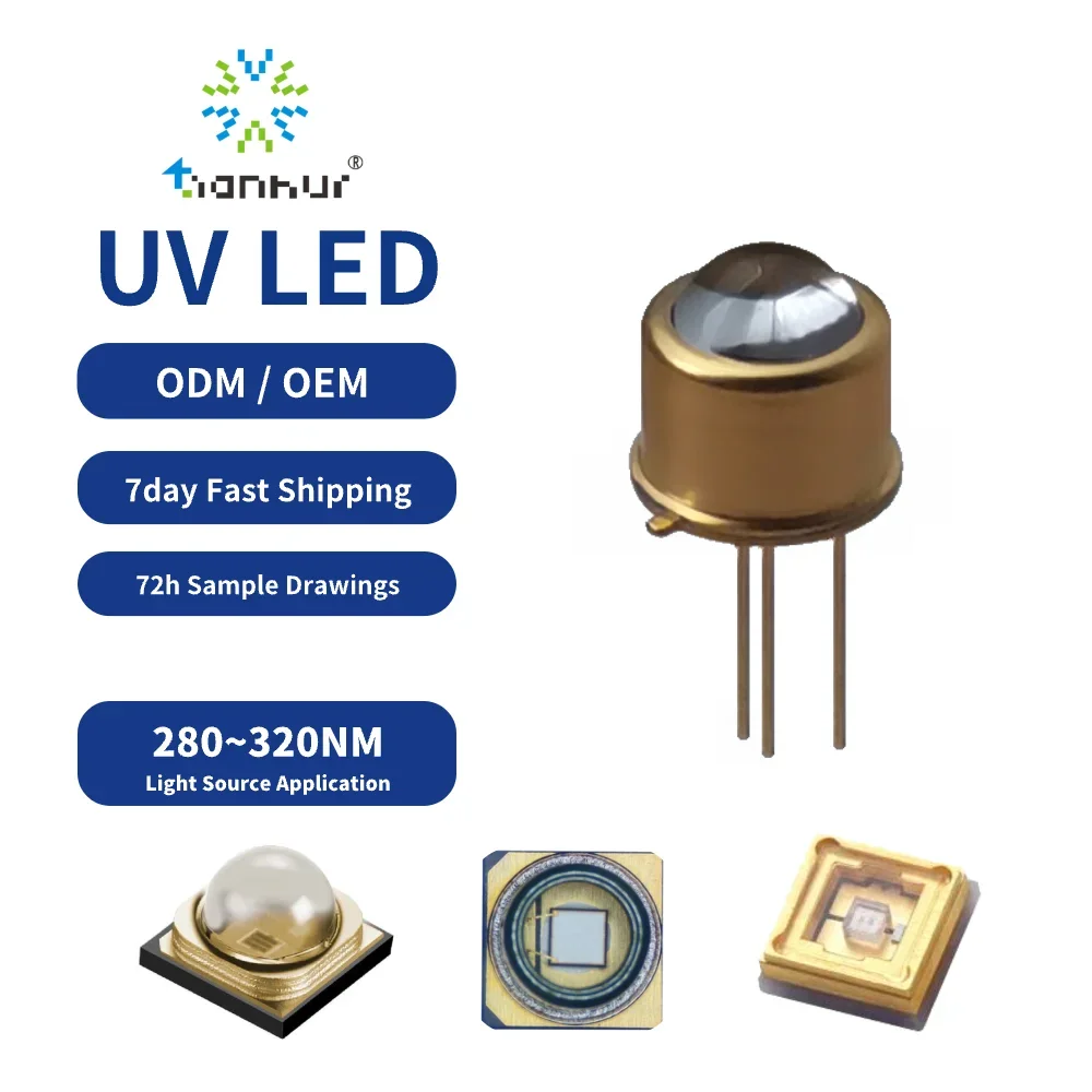 UV 254nm LED Light TO39 265 275 280nm UVC Detection Module LED Modules