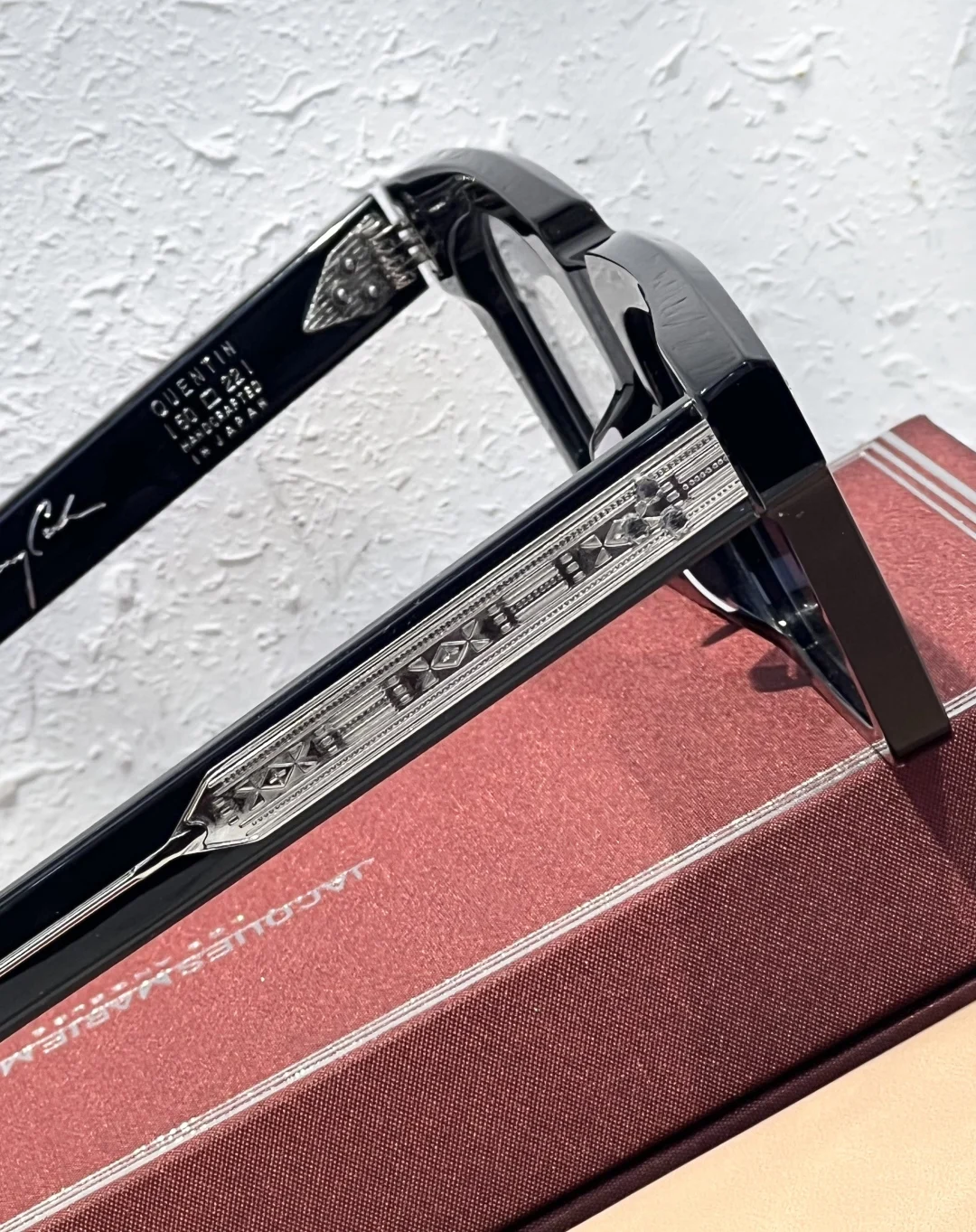 QUENTIN JACQUES MARIE MAGE شعبية سميكة خلات مربع النظارات الشمسية الفاخرة العلامة التجارية الرجال النظارات الشمسية موضة في الهواء الطلق النساء Sunies