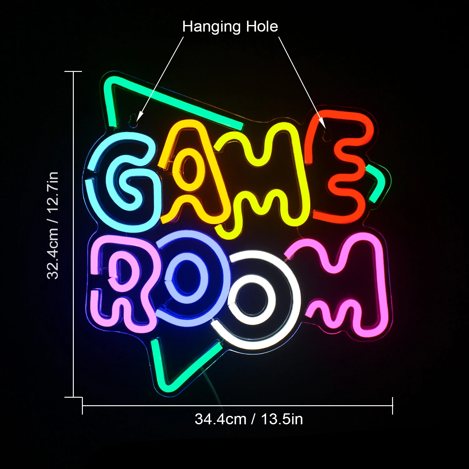 Spielzimmer Leucht reklamen für Wand dekoration USB angetrieben bunte Neon LED-Lichter für Spiel zone Party Schlafzimmer leuchten Zeichen Gamer