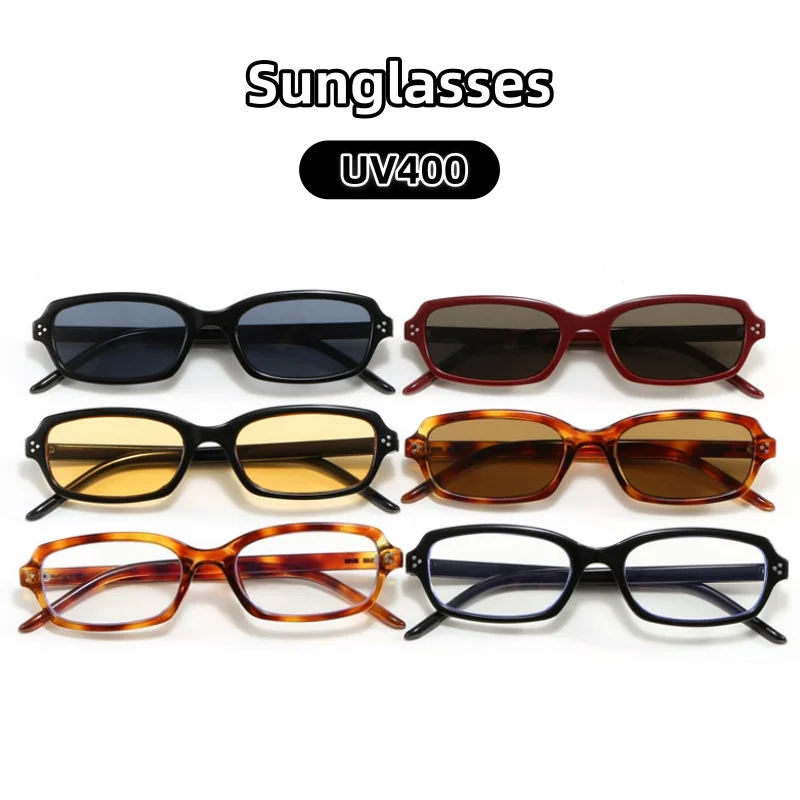 

Women's Versatile Metal-rimmed Square-framed Luxury Sunglasses Designers Outdoor Activities Anti-blue Light Protection Glasses