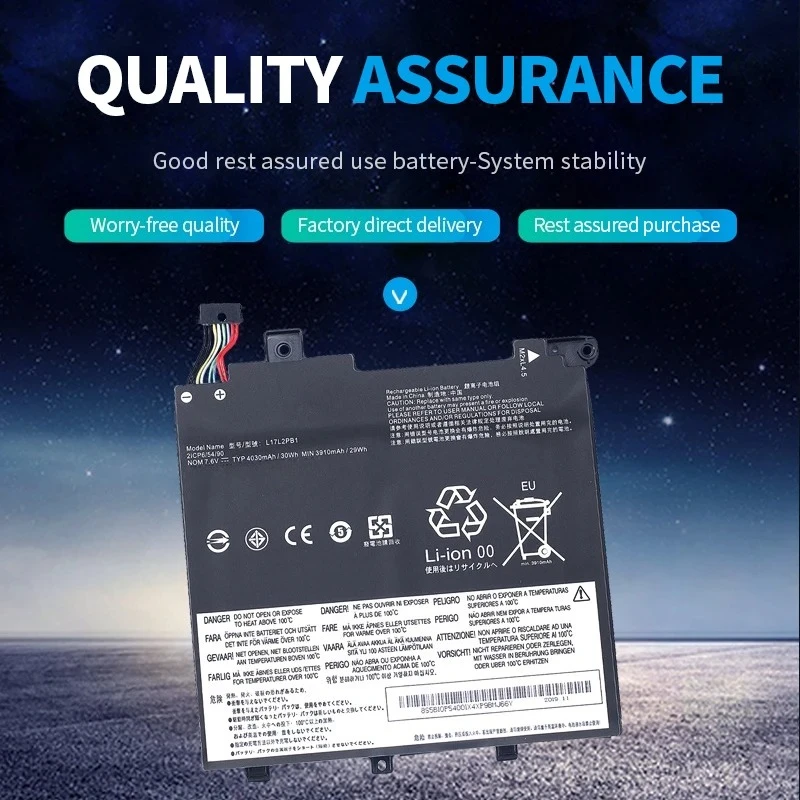 L17C2PB2 Laptop Battery For Lenovo V330-14IKB 14ARR V130-14IGM 14IKB L17L2PB1 L17L2PB2 L17M2PB1 L17C2PB1 L17C2PB2