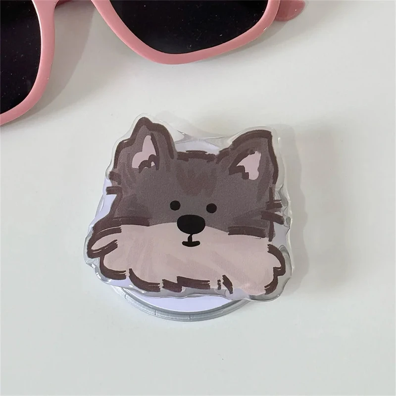 

Cute West Highland Dogs For Magsafe Magnetic Phone Griptok Grip Tok Stand For iPhone Foldable Wireless Charging Case Holder Ring