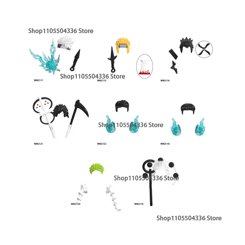 Anime Building Blocks Mini action toy doll assemble Toy Model Doll Ornament Birthday Gift WM6109 WM2115 2116 2117 2119 2120 2121