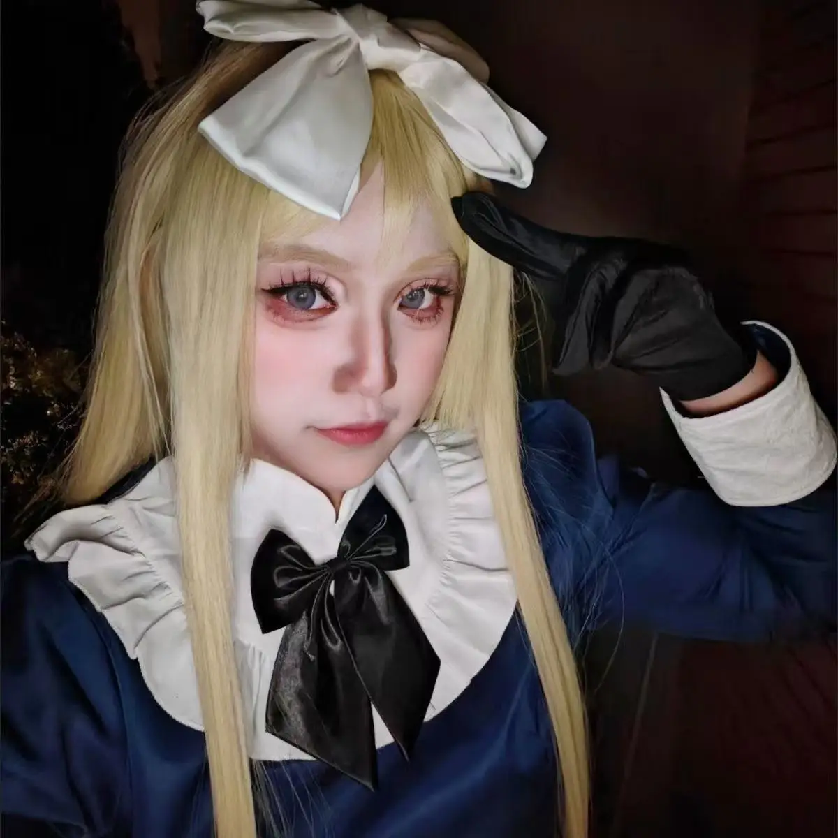 Sweet Lolita Maid Dress Cosplay Outfit for Anime Fans view 4