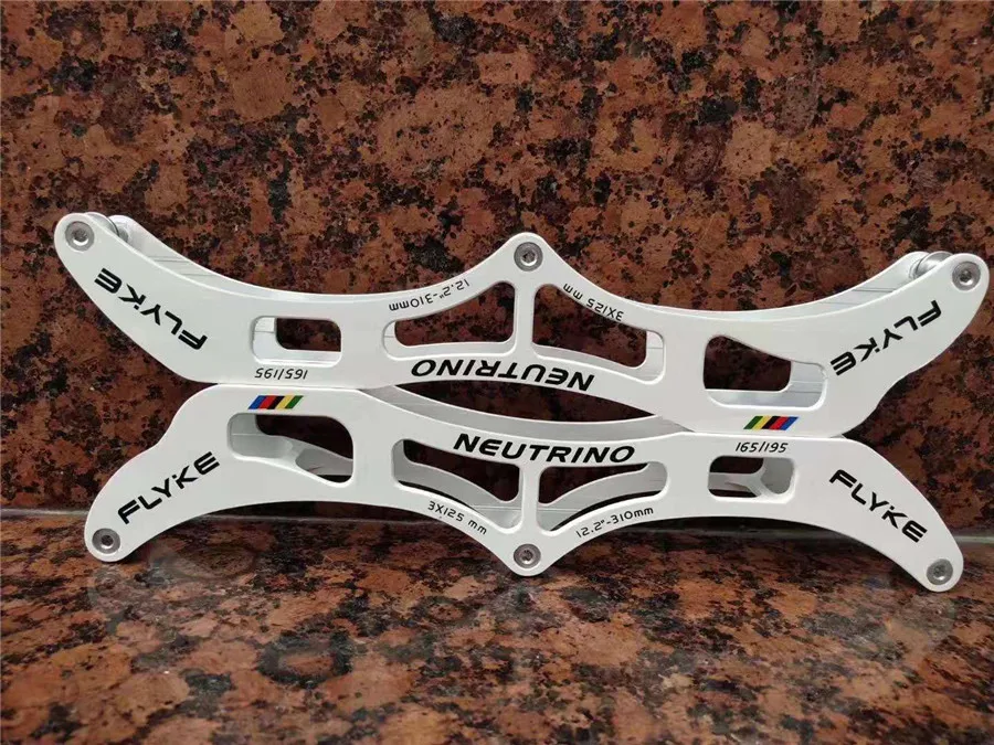 FLYKE NEUTRINO Speed Inline Skate Frames 3X125 4X110 3X110 4X100 3X100 4X90 Mm Skate Base Aluminium Alloy CNC 150-195 Chassis