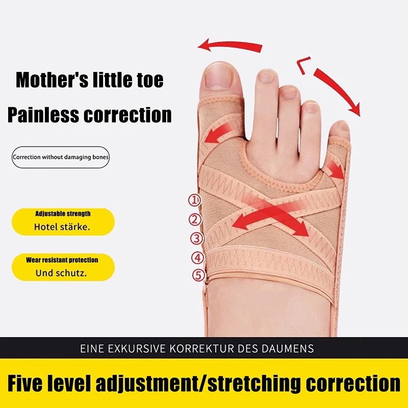 Stof Bunion1pc Corrector Ademend Voor Hallux Valgus Mouw Spacer Separator Teen Corrector Gemakkelijk te dragen Bunion Sokken Hardlopen