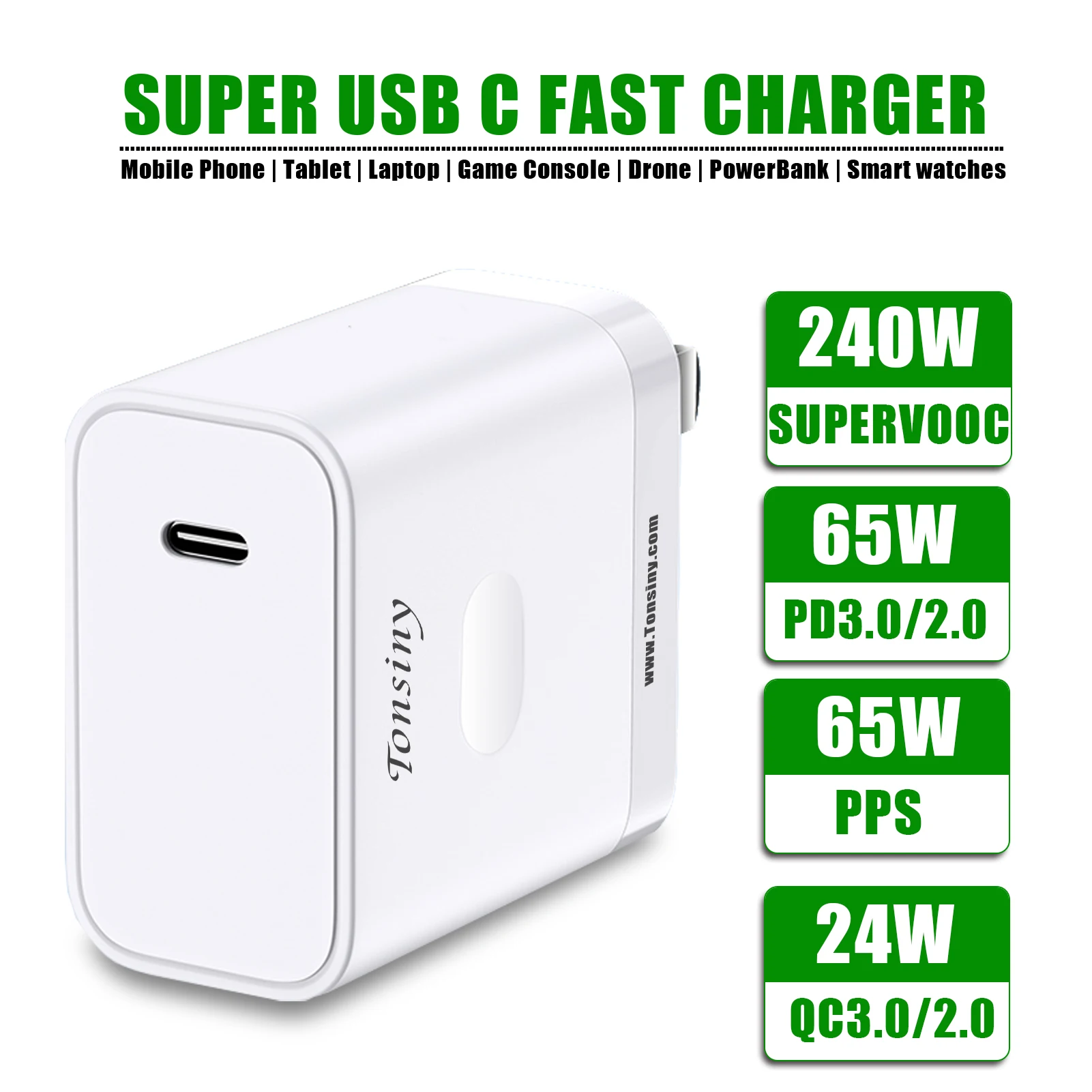 

Зарядное устройство для OnePlus SuperVooc 240 Вт Realme Superdart Travel Plug Oppo настенный адаптер PD65W для iPhone MacBook Lenovo ноутбук USB C для Samsung pps дроны аккумулятор зарядное устройство Nintendo Switch