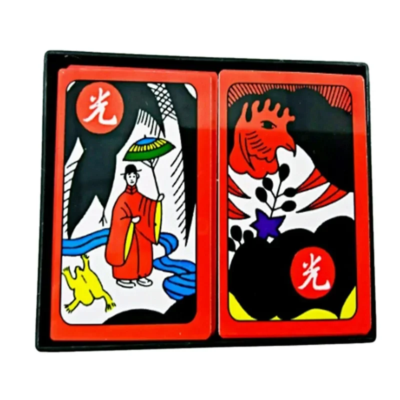 Korean version Hanafuda Folk Custom Card Games Summer Wars Flower Solitaire Games Plastic Cards Table Games Children\'s Gifts