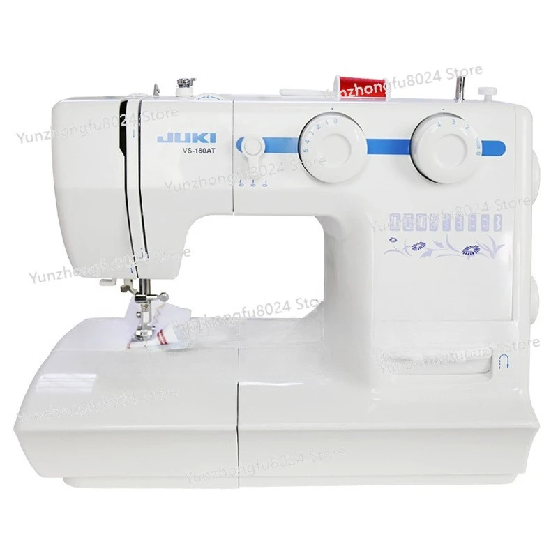

Heavy Duty Sewing Machine 8 Built-in Stitches Metal Frame Twin Needle Multifunctional 60W Household Novice Overlock Sewing Tools