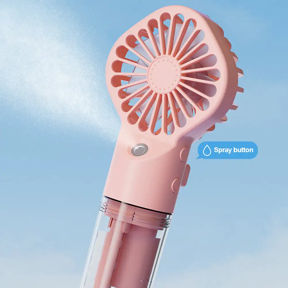 مروحة رش المياه المحمولة باليد ، مروحة ضباب لسكن الطلاب ، مروحة صغيرة ، لوازم الصيف ، أدوات التبريد ، مروحة صغيرة في الهواء الطلق