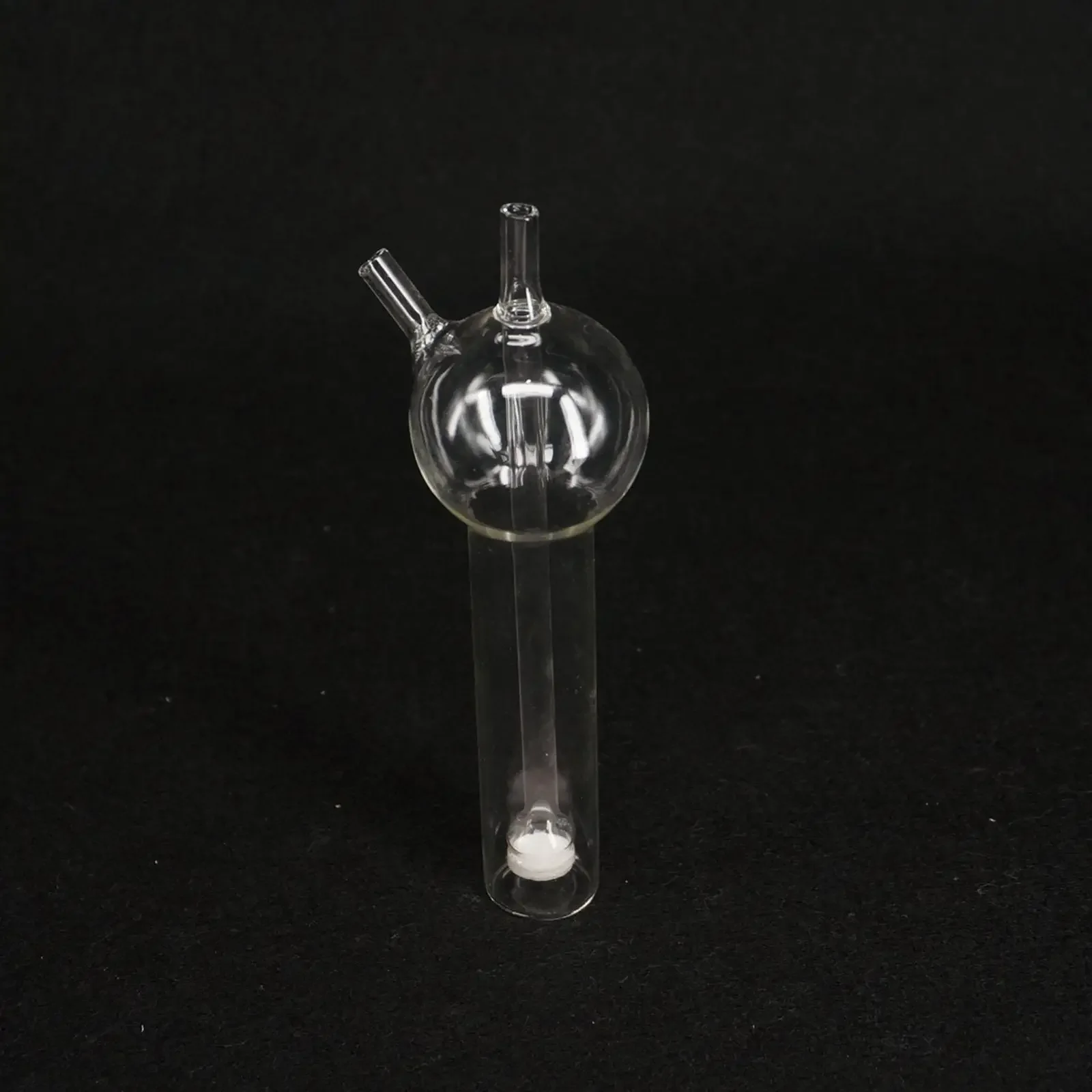 25ml Clear Sulfur Dioxide Absorber Tube Bottle Apparatus Chemistry Lab Glassware