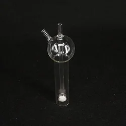 25ml Clear Sulfur Dioxide Absorber Tube Bottle Apparatus Chemistry Lab Glassware