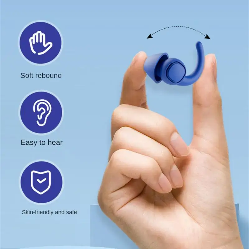 1/2PCS Sleeping Ear Plugs Tapones Oido Ruido Noise Reduction Waterproof Oordopjes Bouchon Oreille Tapones Para Dormir Earplugs